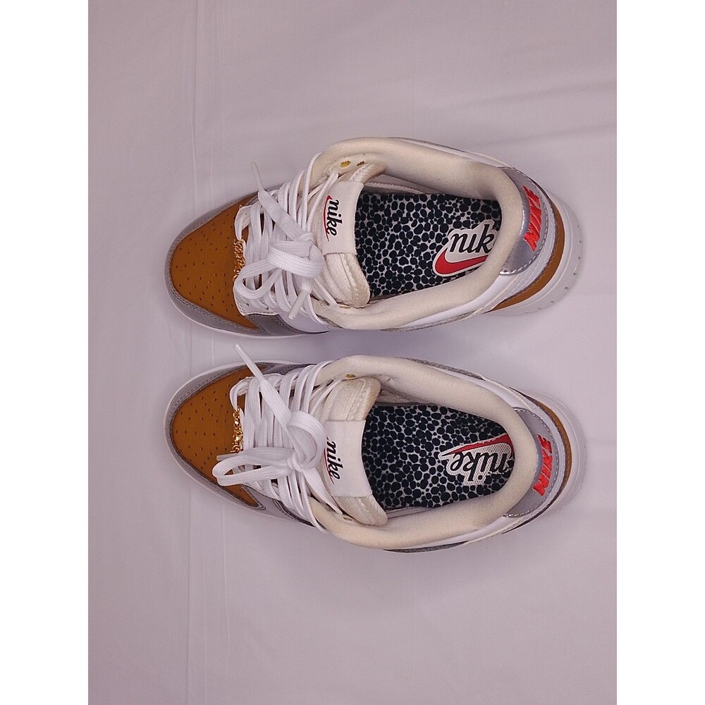 Nike Dunk Low SE "Heirloom" Silver Gold Metalic - Picture 10 of 16